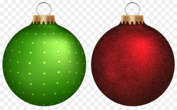 Christmas ornament Santa Claus Christmas tree Clip art - Green Red Christmas Balls Png 