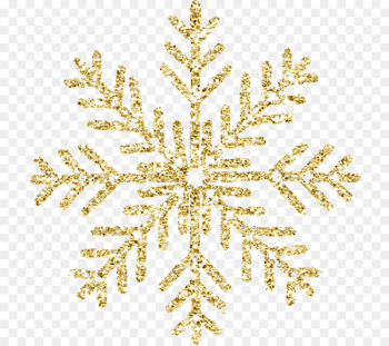 Christmas ornament Snowflake Christmas tree - gold leaf Christmas ornament Snowflake Christmas tree - gold leaf