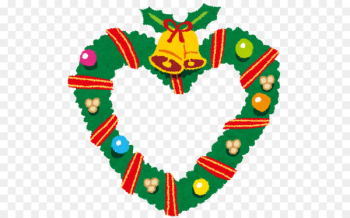 Christmas ornament Wreath Santa Claus Christmas cake - christmas 