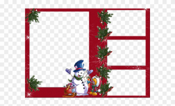 Christmas Ornaments, Backgrounds, Clip Art, And More - Frame Png Card Christmas