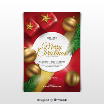 Christmas party flyer Christmas party flyer