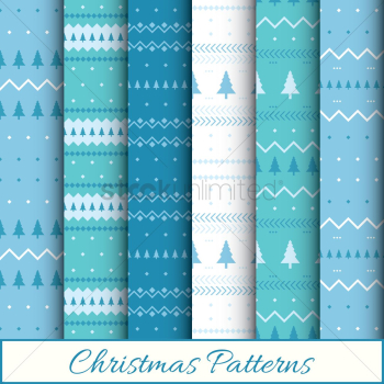 Christmas patterns set Christmas patterns set