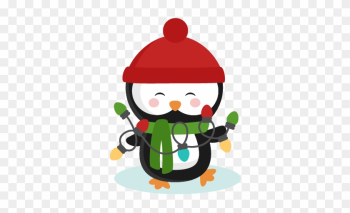 Christmas Penguin Clipart - Cute Christmas Picture Clipart