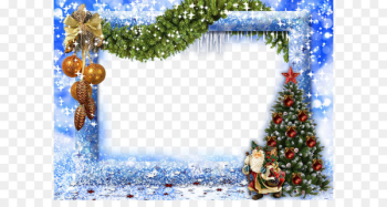 Christmas Picture frame New Year - Blue Christmas Frame Christmas Picture frame New Year - Blue Christmas Frame