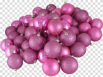 Christmas, pile of pink Christmas baubles transparent background PNG clipart Christmas, pile of pink Christmas baubles transparent background PNG clipart