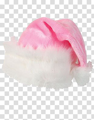 Christmas, pink and white fleece Christmas cap transparent background PNG clipart Christmas, pink and white fleece Christmas cap transparent background PNG clipart