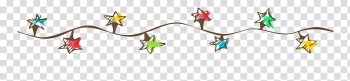 Christmas Resource , drawing of green, blue, yellow, and red stars transparent background PNG clipart