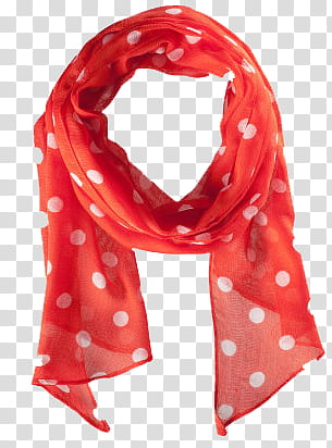 Christmas s, pink and white polka-dot scarf transparent background PNG clipart