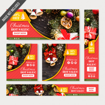 Christmas sales banners web Christmas sales banners web