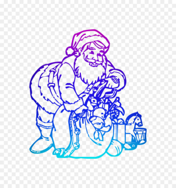 Christmas Santa Claus Christmas Coloring Pages Coloring book Christmas Day -  