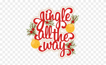 Christmas Scrapbook Title Svg Scrapbook Cut File Cute - Jingle All The Way Christmas Scrapbook Title Svg Scrapbook Cut File Cute - Jingle All The Way