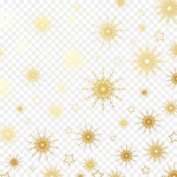 Christmas Snowflake - Golden snowflakes 