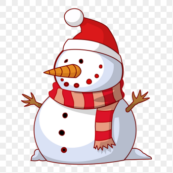 Christmas snowman png sticker illustration, | Free PNG - rawpixel