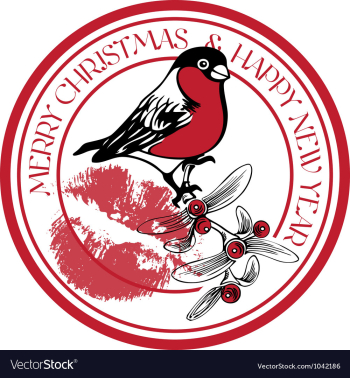 Christmas Stamp vector image Christmas Stamp vector image
