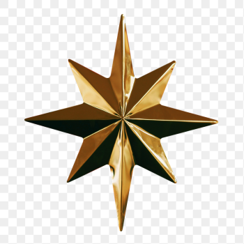 Christmas star png sticker, transparent | Free PNG - rawpixel