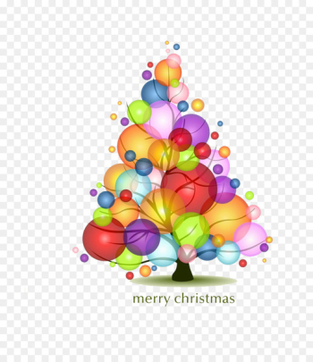 Christmas tree Bubble light - Cartoon Christmas tree Christmas tree Bubble light - Cartoon Christmas tree