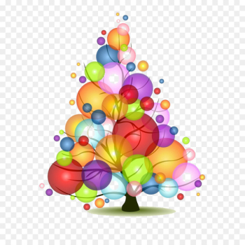 Christmas tree Bubble light - Colorful bubbles tree Christmas tree Bubble light - Colorful bubbles tree