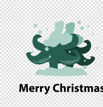 Christmas tree Christmas card Illustration, Christmas LOGO transparent background PNG clipart