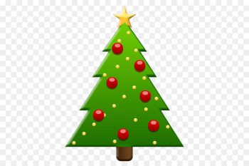 Christmas tree Christmas Day Emoji Christmas ornament - creative christmas tree 