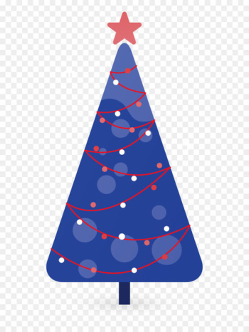 Christmas tree Christmas decoration Clip art - Blue Christmas tree 