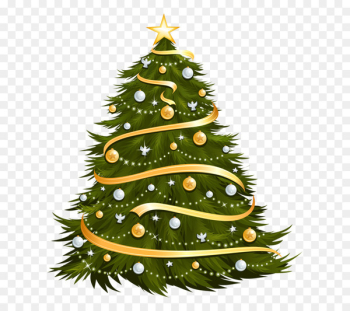 Christmas tree Christmas lights Clip art - Green Christmas Tree 