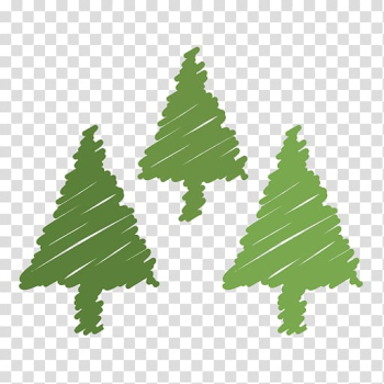 Christmas tree Christmas ornament Christmas decoration, hand-painted trees transparent background PNG clipart