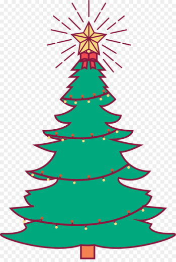 Christmas tree Christmas ornament Clip art Christmas lights Holiday tree - christmas tree 