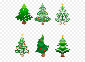 Christmas tree Christmas ornament Fir - Vector Christmas tree 