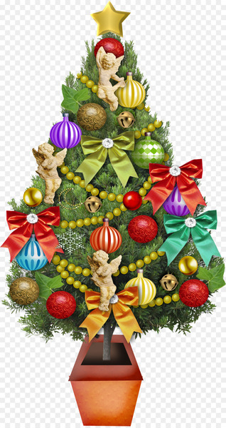 Christmas tree Christmas ornament Santa Claus - Christmas tree 