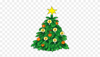 Christmas Tree Clip Art With Candles - Illustrations Decorated Christmas Trees Christmas Tree Clip Art With Candles - Illustrations Decorated Christmas Trees