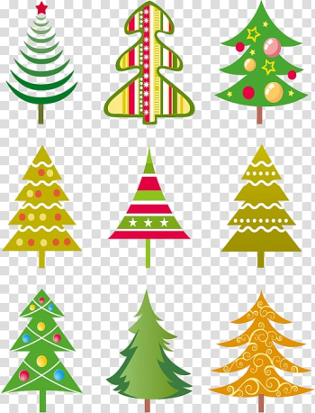 Christmas tree , Color Christmas Tree Collection transparent background PNG clipart Christmas tree , Color Christmas Tree Collection transparent background PNG clipart