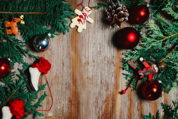 Christmas & Tree Decor Flatlay Christmas & Tree Decor Flatlay