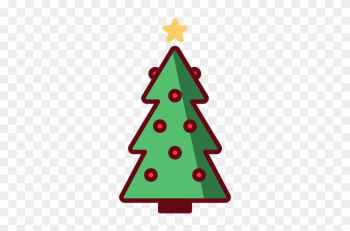 Christmas Tree Free Png Transparent Background Images - Red Christmas Tree Decor Designs Png