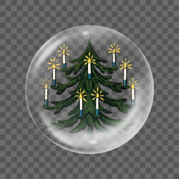 Christmas tree png sticker, vintage | Free PNG - rawpixel