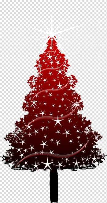 Christmas tree Red, Cartoon Red Christmas tree transparent background PNG clipart Christmas tree Red, Cartoon Red Christmas tree transparent background PNG clipart