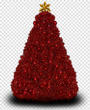 Christmas Tree, red Christmas tree transparent background PNG clipart Christmas Tree, red Christmas tree transparent background PNG clipart
