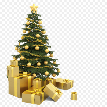 Christmas tree Stock photography Gift Christmas decoration - Christmas tree decoration 