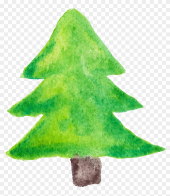 Christmas Tree Watercolor Painting - Christmas Tree