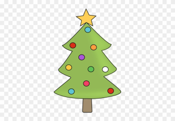 Christmas Tree With Colorful Ornaments - Christmas Tree With Ornaments Clipart Christmas Tree With Colorful Ornaments - Christmas Tree With Ornaments Clipart