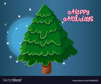 christmas tree with happy holiday text effects christmas tree with happy holiday text effects