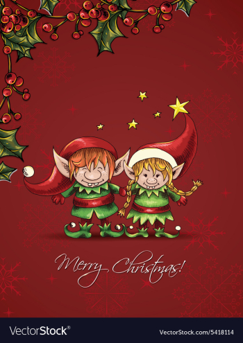 Christmas vector image Christmas vector image