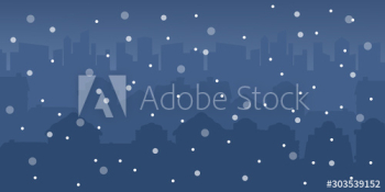Christmas winter town vector illustration Christmas winter town vector illustration