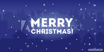 Christmas winter town vector illustration Christmas winter town vector illustration