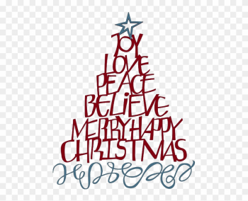 Christmas Word Tree - Christmas Tree Christmas Word Tree - Christmas Tree