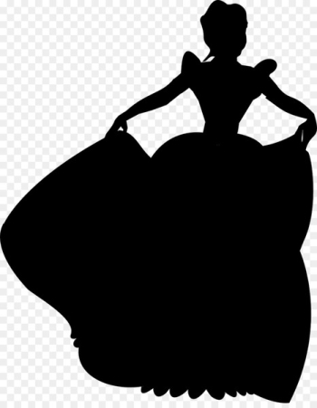 Cinderella Belle Princess Aurora Disney Princess Silhouette - happily ever after 
