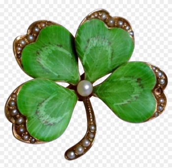 Circa 1900, Four Leaf Clover Or Shamrock In 14k Yellow - Shamrock Circa 1900, Four Leaf Clover Or Shamrock In 14k Yellow - Shamrock