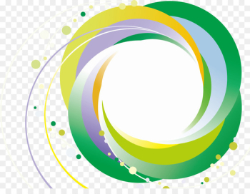 Circle Abstract art Line - Color moving circle 