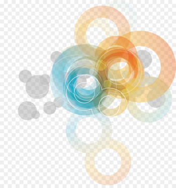 Circle Abstraction - Abstract color shading card Circle Abstraction - Abstract color shading card