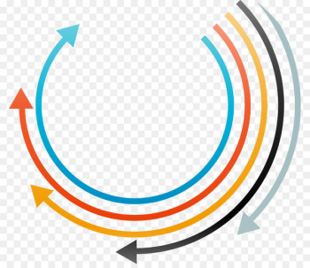 Circle Arrow Mathematics Adobe Illustrator - Geometric circle arrow 