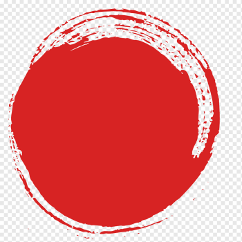 Circle Brush Icon, creative circle brush, round orange illustration, chinese Style, circle Frame, happy Birthday Vector Images png